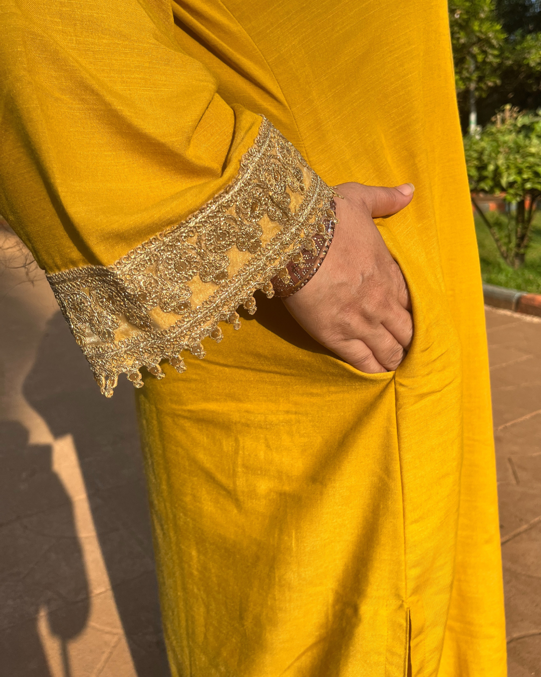 Chandni Rayon Slub Kurta